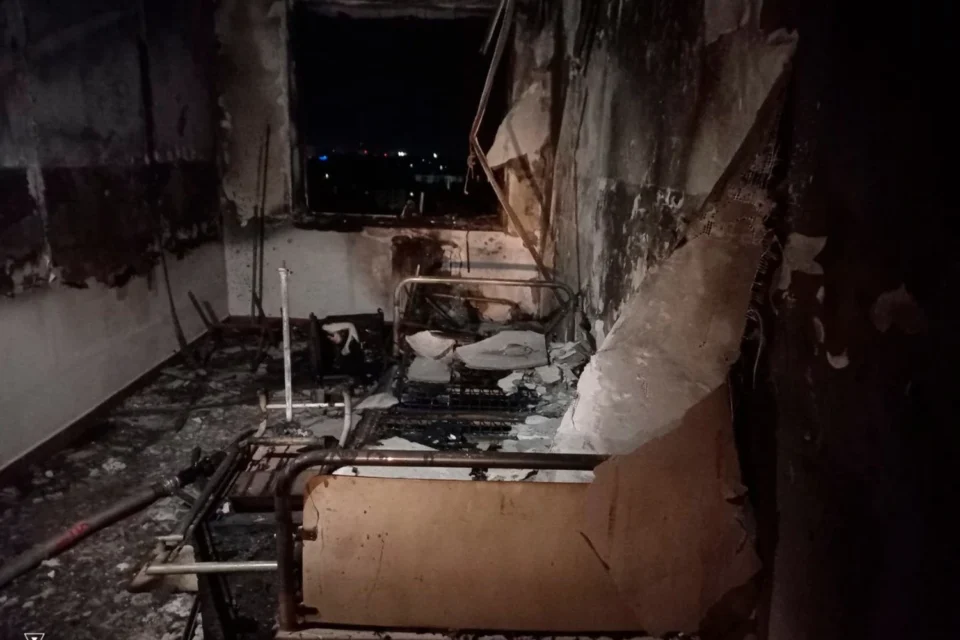 В Ужгороді сталась пожежа у палаті міської лікарні, загинув пацієнт