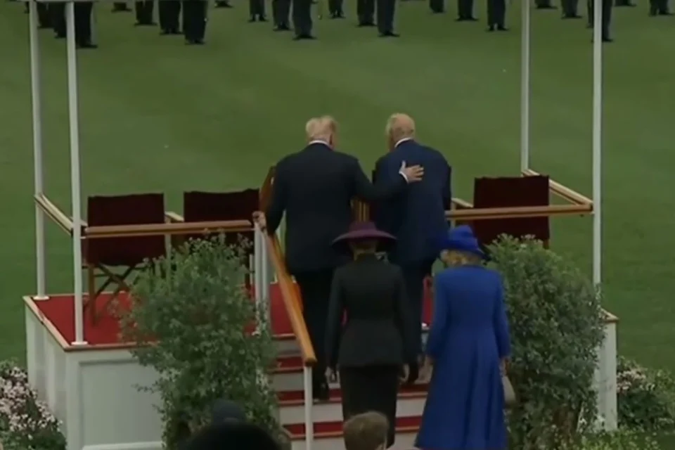Трамп кілька разів порушив королівський протокол під час прибуття до Віндзорського замку