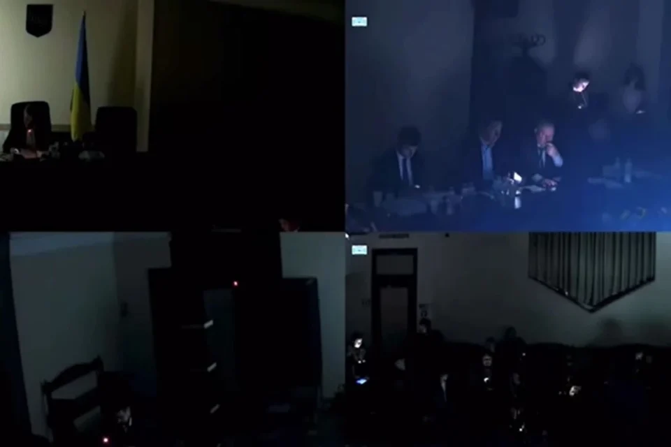 Обрання запобіжного заходу Чернишову: під час засідання у судовій залі зникло світло