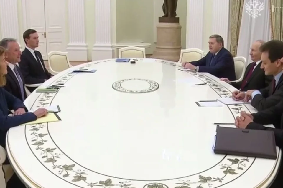 У кремлі розпочалась зустріч американської делегації з володимиром путіним щодо мирного плану
