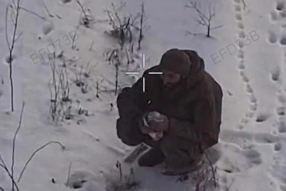 Прикордонники поповнили обмінний фонд, полонивши окупанта за допомогою дрона