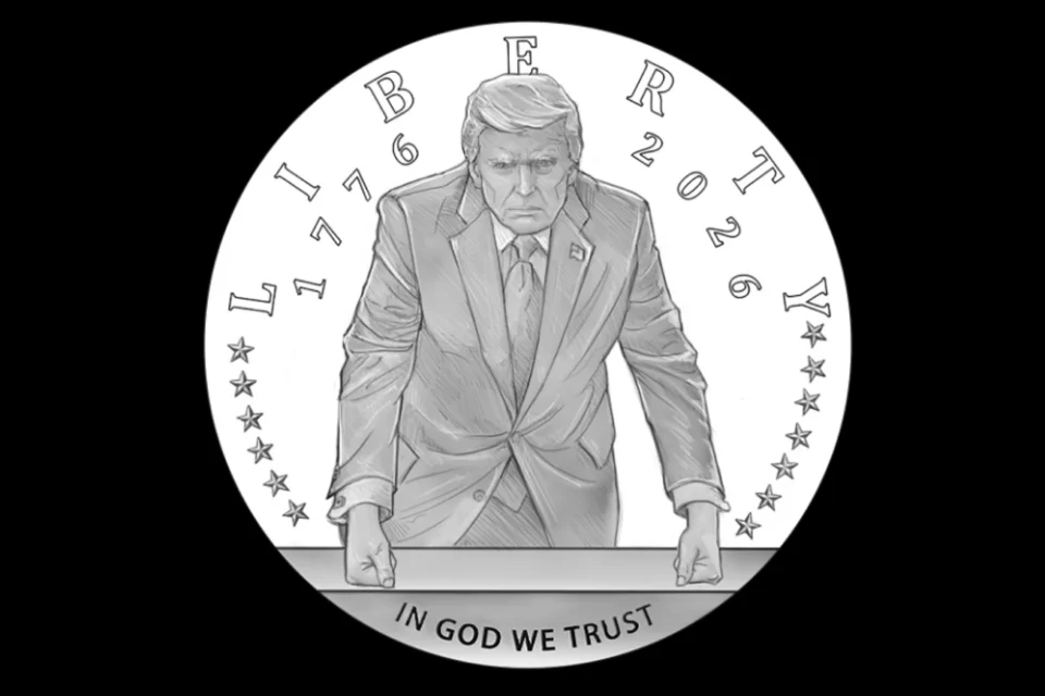 У США випустять золоту монету з портретом Трампа - призначена ним комісія схвалила