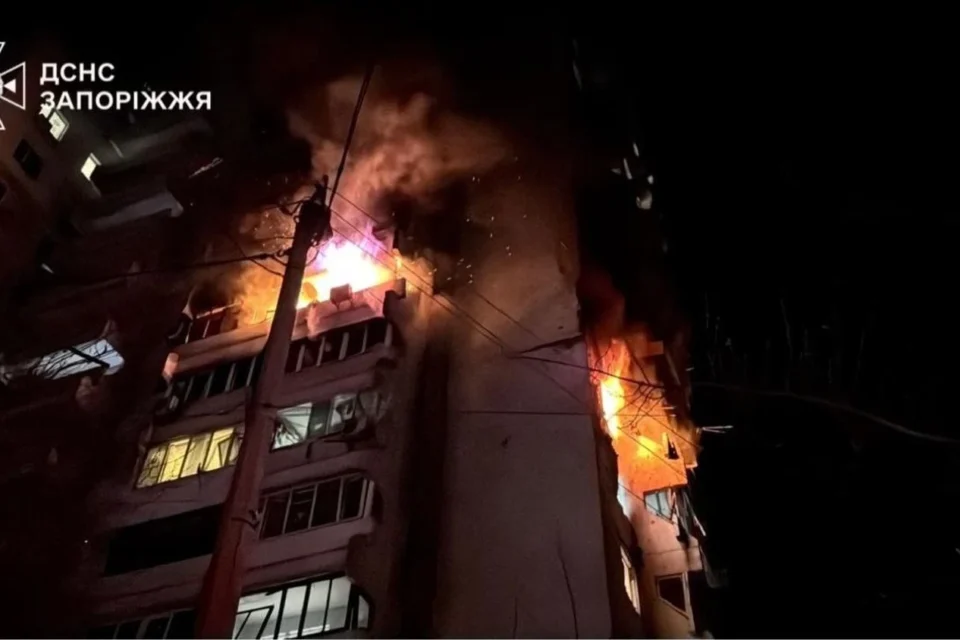 Уже 9 постраждалих через масовану атаку рф на Запоріжжя